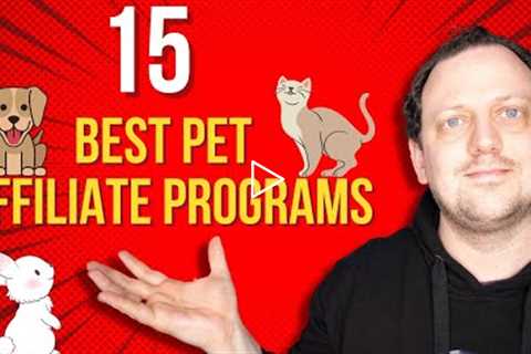 The 15 Best Pet Affiliate Programs - How To Make Passive Income With Pets