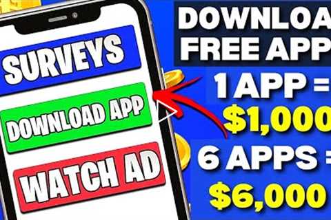 Earn $1000 Just by Downloading 1 App! (6 APPS = $6000) | Make Money Online