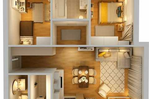 Lotusstudio: I will create 3d floor plan for $5 on fiverr.com in 2022 | Small house design plans,..