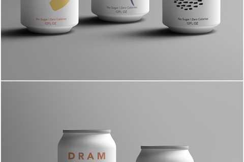 Minimalist packaging design – DRAM cans