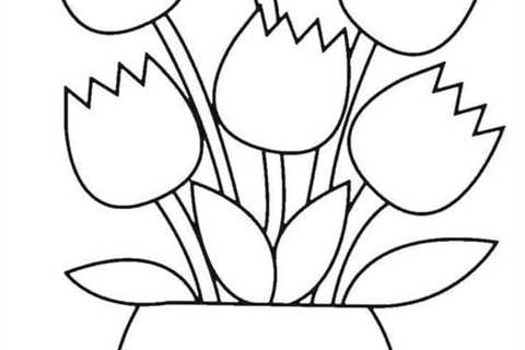 Pin on flowers coloring book pages