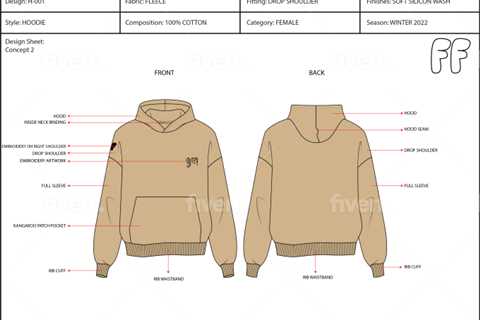 Sherystudio: I will design hoodie and make techpack for $30 on fiverr.com