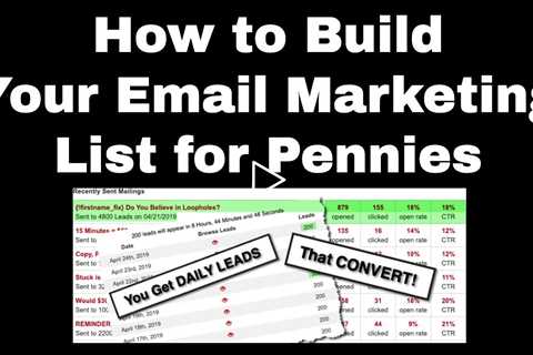 How to Build an Email List Using Automated Email List Builders