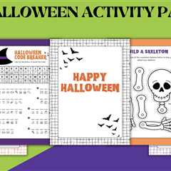 Printable Halloween Kids Activity Pack