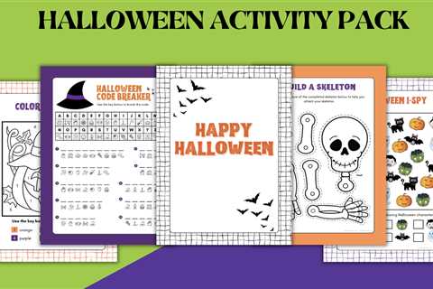 Printable Halloween Kids Activity Pack