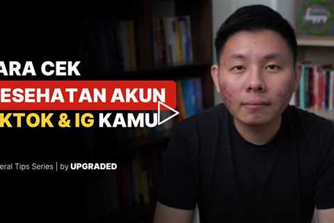 Cara Cek KESEHATAN Akun Tiktok & Instagram Kamu