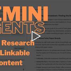 👑 Google’s Gemini AI Agent: The Tool That Does Your Research FOR You! 🔥