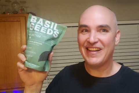 NO-FLAVOR SMOOTH-GEL? Basilia Basil Seeds Organic for Eating Review Unboxing Demo